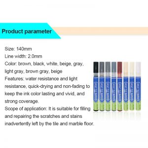 Waterproof Gap Repair Pen Tile Refill Grout Pen Tile Gap Repair Bathroom Wall Porcelain Filling Mouldproof Agents Paint Cleaner - Image 6