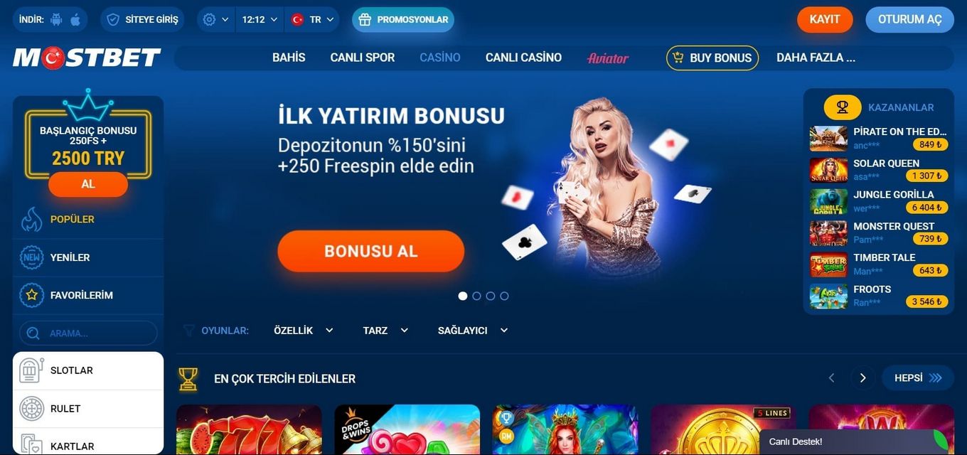 Букмекерська контора MostBet UA