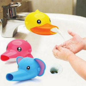 Happy Fun Animals Faucet Extender Baby Tubs