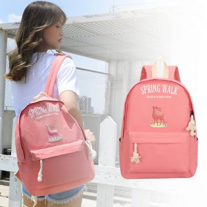 New creative oxford cloth middle school student bag primary school student backpack anime backpack