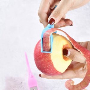 Multifunctional Fruit Peeler Orange Vegetable Finger Ring Continuous Scraping Skin Tools Kitchen Gadgets Accessories