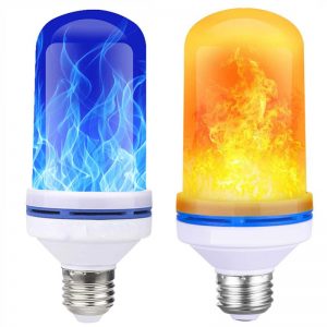 LED Flame Light Christmas Atmosphere Flame Light Bulb Four Gear With Gravity Induction