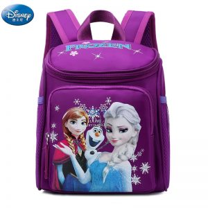 girls frozen elsa annaSnow Queen princess Plush Backpacks kids disney  School Bag Breathable backpack