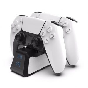 Dual Fast Charger for PS5 Wireless Controller USB 3.1 Type-C Charging