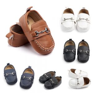 Leather baby boy shoes