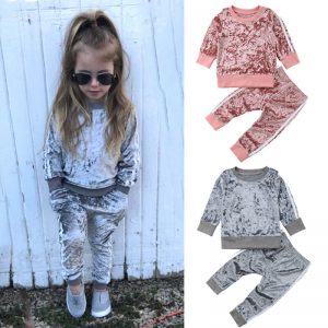 Winter Kids Baby Girls Clothes Sets