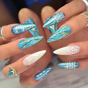 500pcs/opp Ballerina Nail Art Tips