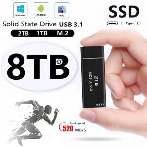 USB 3.1 8TB SSD External