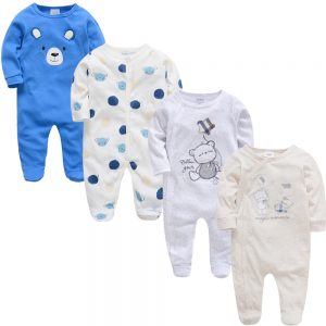 4 pcs/lot New Born Body Bebes Clothing