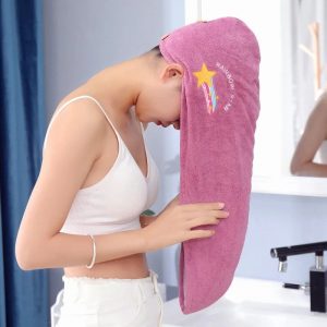 Magic Microfiber Shower Cap Towel