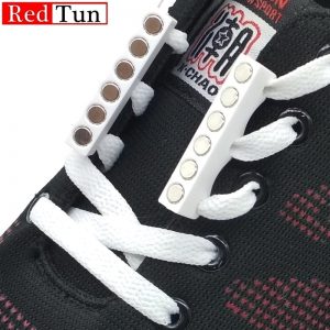 1Pair Magnetic Shoelaces Buckle Shoe laces No Tie Shoelace Kids Adult Sneakers Lazy Laces One Size Fits All Shoes