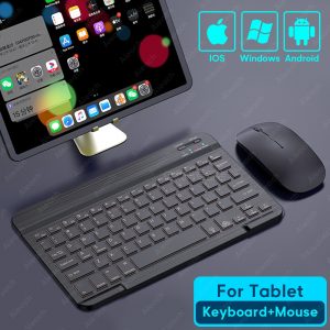 Tablet Wireless Keyboard For iPad Samsung Xiaomi Huawei