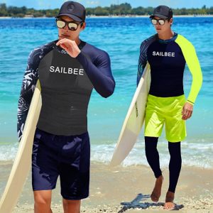 SAILBEE Men UV Protect Swimwear