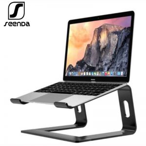 SeenDa Vertical Laptop Stand Ergonomic Aluminum Laptop Computer Stand Laptop Riser Notebook Holder Stand Macbook Pro Support