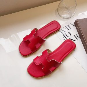 Women Slippers  Flat Sandals Square Head