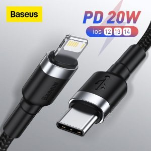 Baseus PD 20W USB C Cable for iPhone 12 11 Pro Max Fast Charging