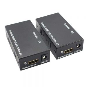 60M HDMI-compatible Extender Cat5e Cat 6 Ethernet IP TCP signal HD to Lan Converter 1080p 3D Transmitter Receiver TX RX