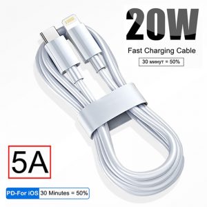 20W PD Fast Charging USB Type C to Lightning Cable For iPhone 13 11 12 Pro Max Mini XS Charger Cable Data Line Phone Accessories