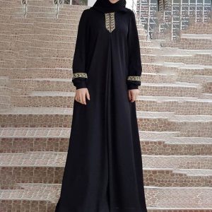 Abaya Dress Women Modest Kimono Print   Islam Maxi Dresses