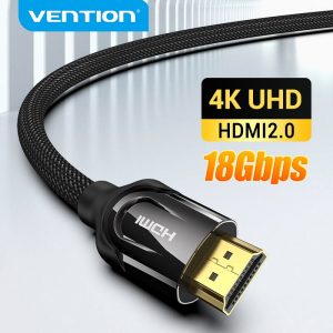 Vention HDMI Cable 4K/60HZ HDMI 2.0 Splitter Cable for Mi Box HDTV HDMI 2.0 Audio Cable Switch Adapter for Xiaomi PS4 Cable HDMI