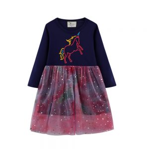 Autumn New Style Foreign Children’s Gauze Children’s Skirt