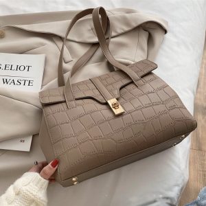 New Trendy Texture Portable Women’s Bag Single Shoulder