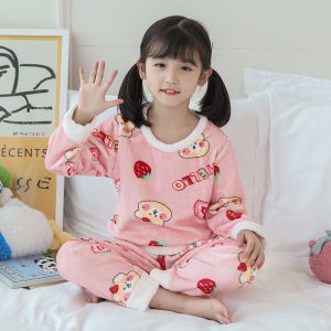 Cute Children’s Flannel Pajamas For Girls